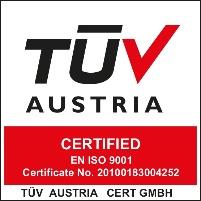 TUV ISO certification badge